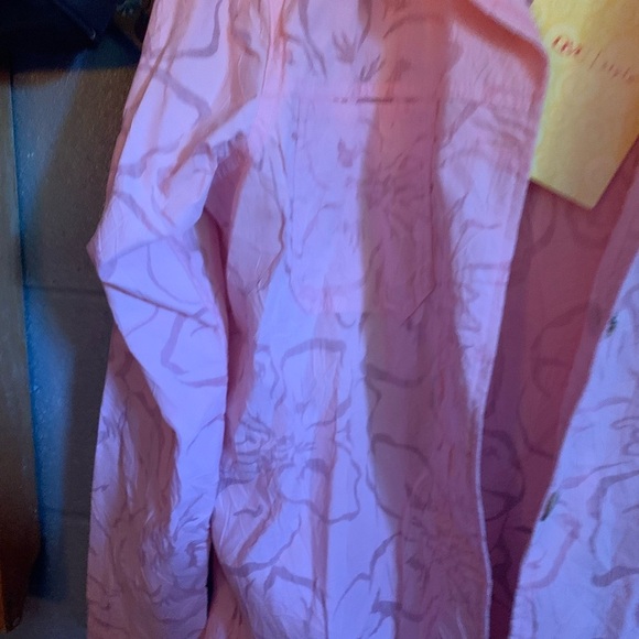 NWT Denim & Co Women’s Pink Button Down Blouse Size Small - Picture 2 of 10